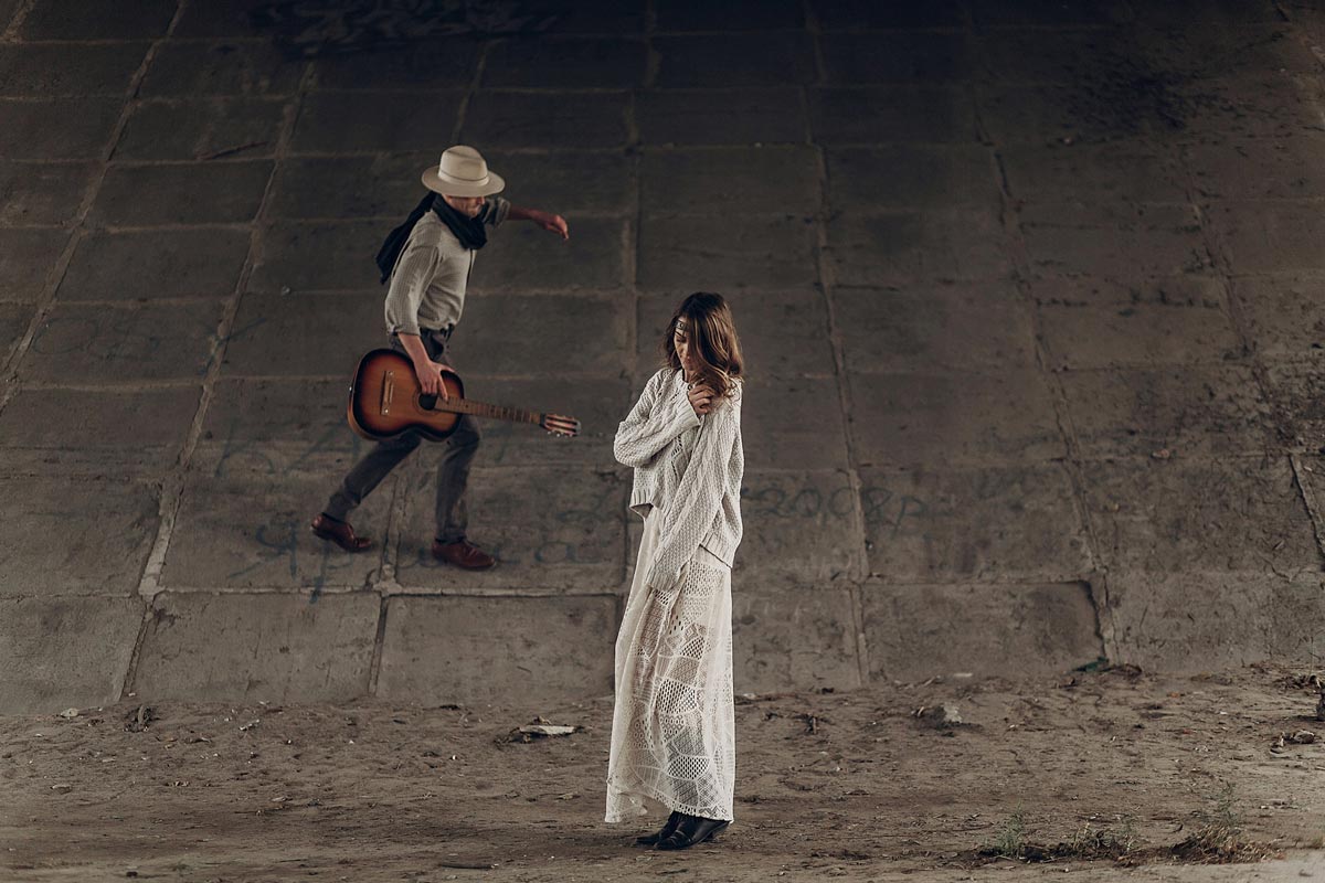 indie girl in hipster boho