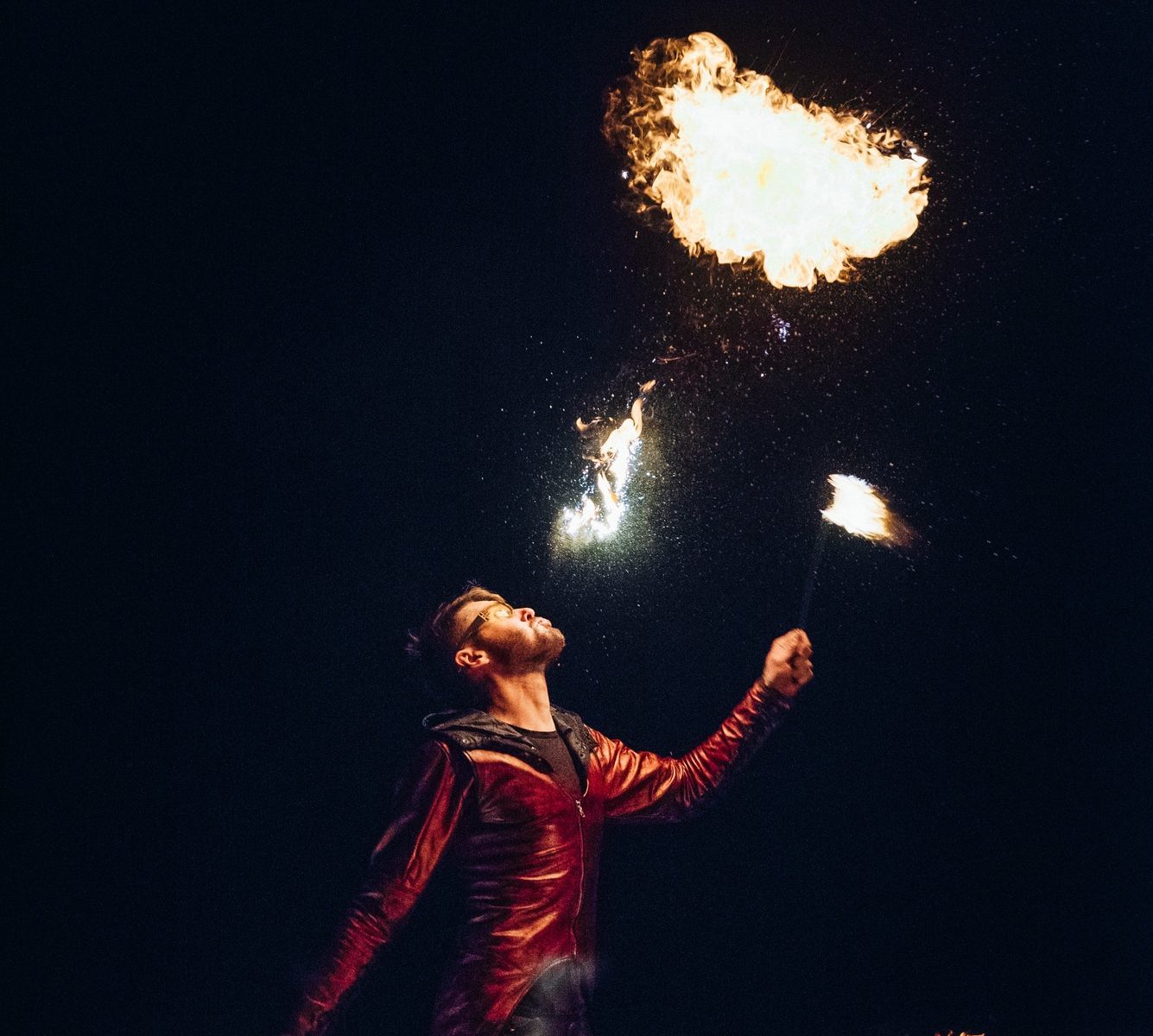 light up the night fire show