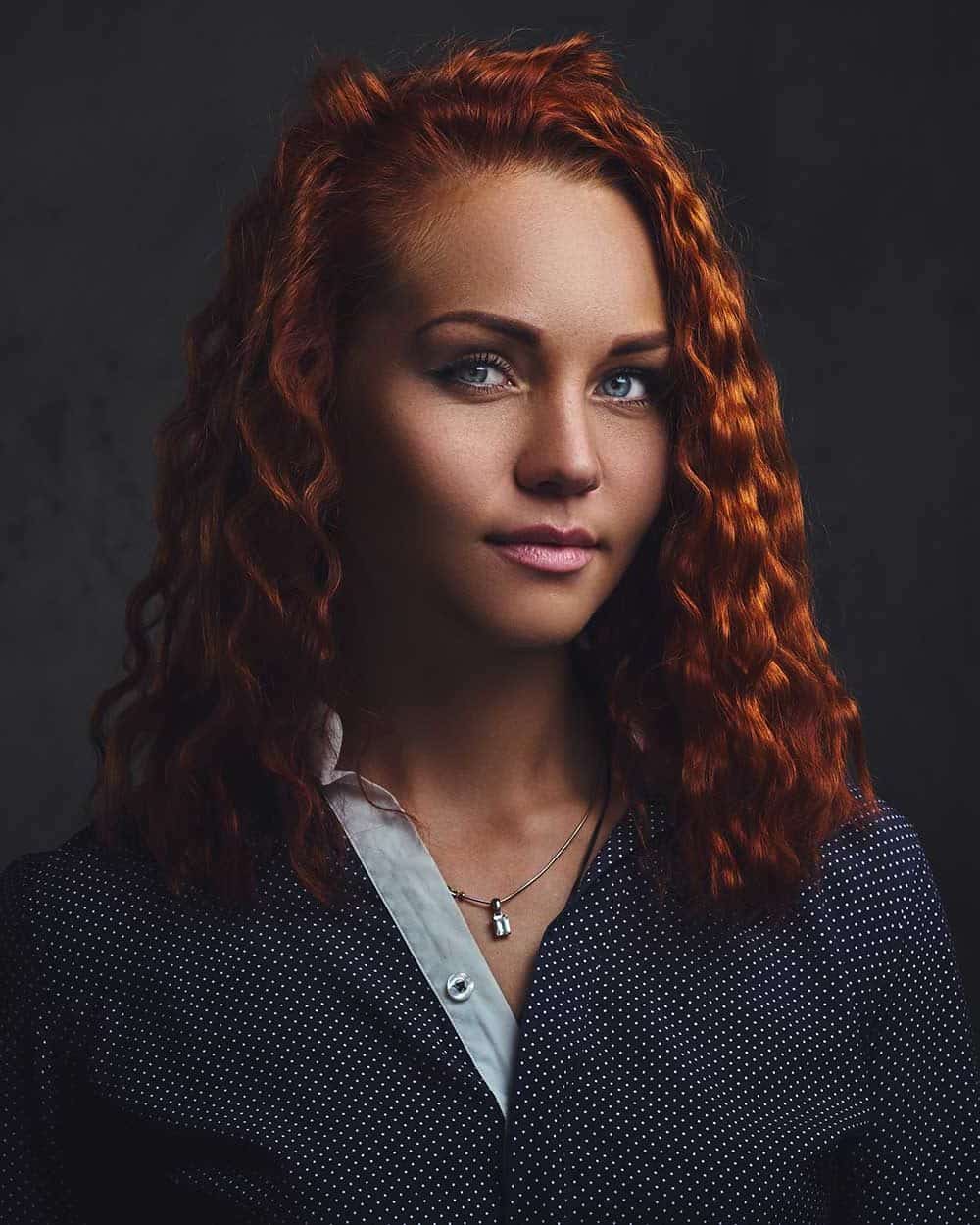 redhead female supervisor